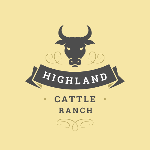 Highland Cattle Ranch Logo